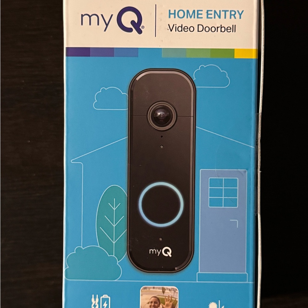 myQ Video Doorbell in Black